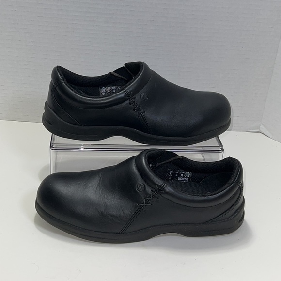 RED Wings style # 2333 Black Leather steel toe skip resistant shoe size 7.5 - Picture 4 of 16